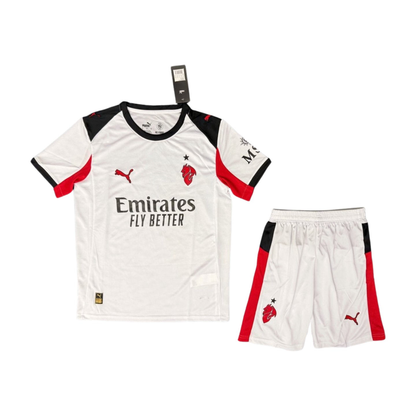 AC Milan Luka Modric 14 Kids Away Soccer Jersey 2025-2026