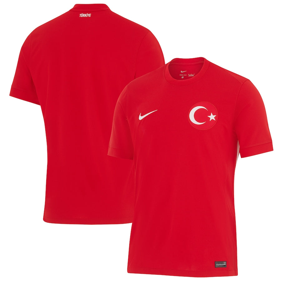 Turkey Away Soccer Jersey UEFA Euro 2024