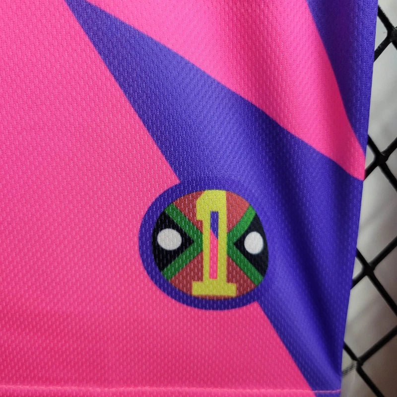 Classic and Retro Mexico Jorge Campos Goalkeeper Soccer Jersey - Pink