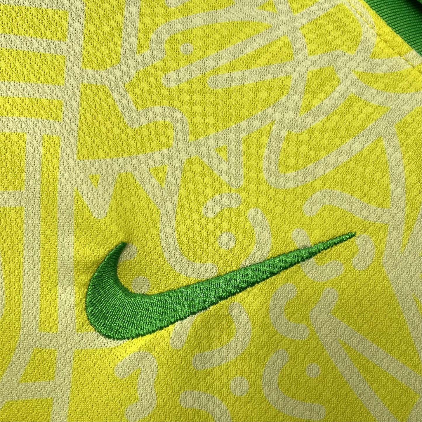 Brazil Neymar Jr 10 Home Soccer Jersey 2024/25