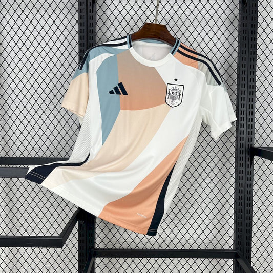 Spain Away Soccer Jersey UEFA Women's Euro 2025