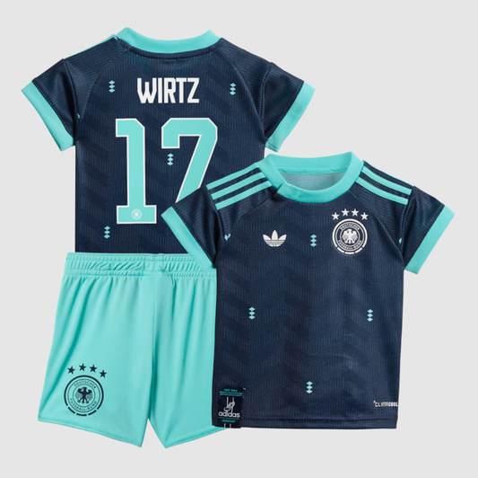 Germany Florian Wirtz 17 Kids Away Soccer Jersey World Cup 2026