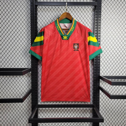 Portugal Retro Home Soccer Jersey 1992-1994