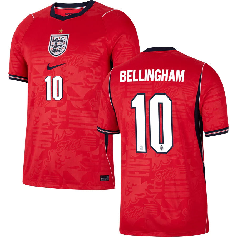 England Jude Bellingham 10 Away Soccer Jersey World Cup 2026