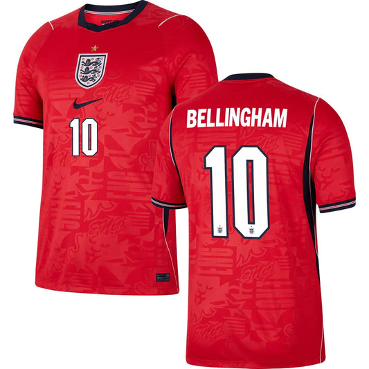 England Jude Bellingham 10 Away Soccer Jersey World Cup 2026