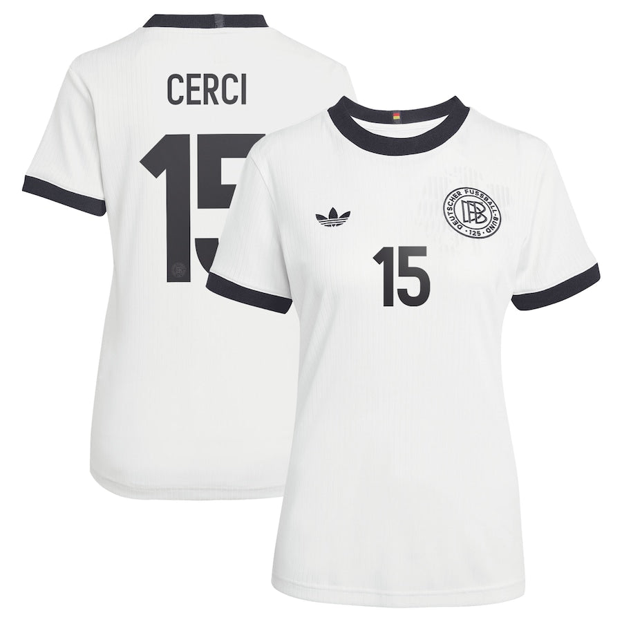 Germany Selina Cerci 15 Women's Home Soccer Jersey Euro 2025