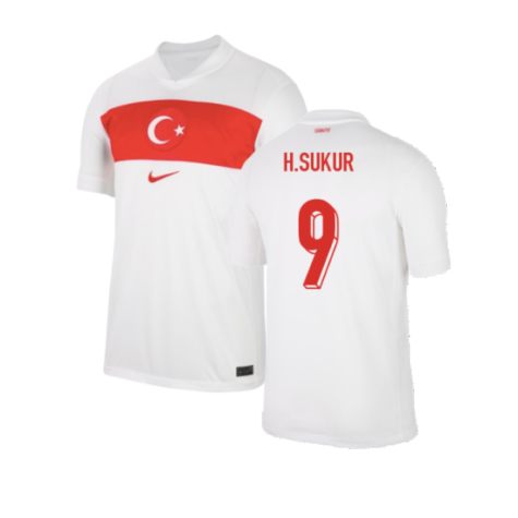 Turkey Hakan Sukur 9 Home Soccer Jersey Euro 2024