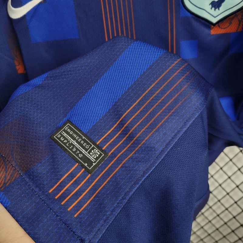 Netherlands Cody Gakpo 11 Away Soccer Jersey Euro 2024