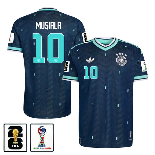 Germany Jamal Musiala 10 Away Soccer Jersey World Cup 2026