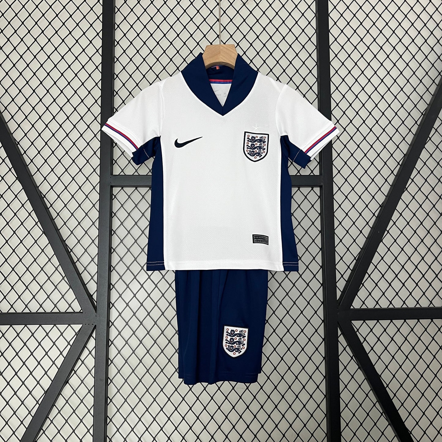 England Bukayo Saka 7 Kids Home Soccer Jersey Euro 2024