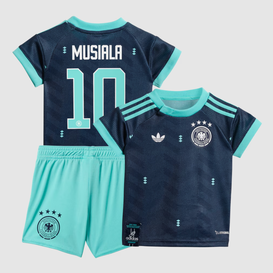 Germany Jamal Musiala 10 Kids Away Soccer Jersey World Cup 2026