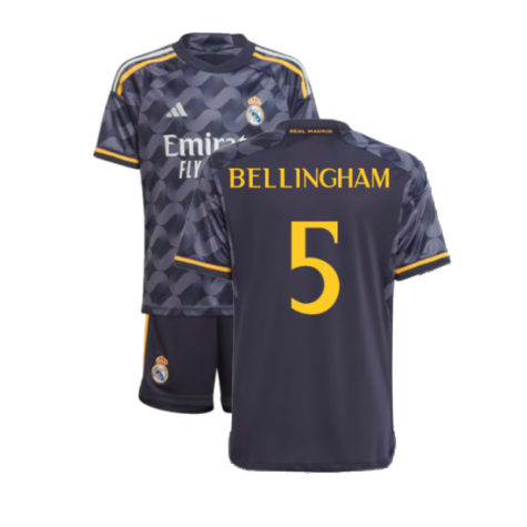 Real Madrid Jude Bellingham 5 Kids Away Soccer Jersey 2023/24