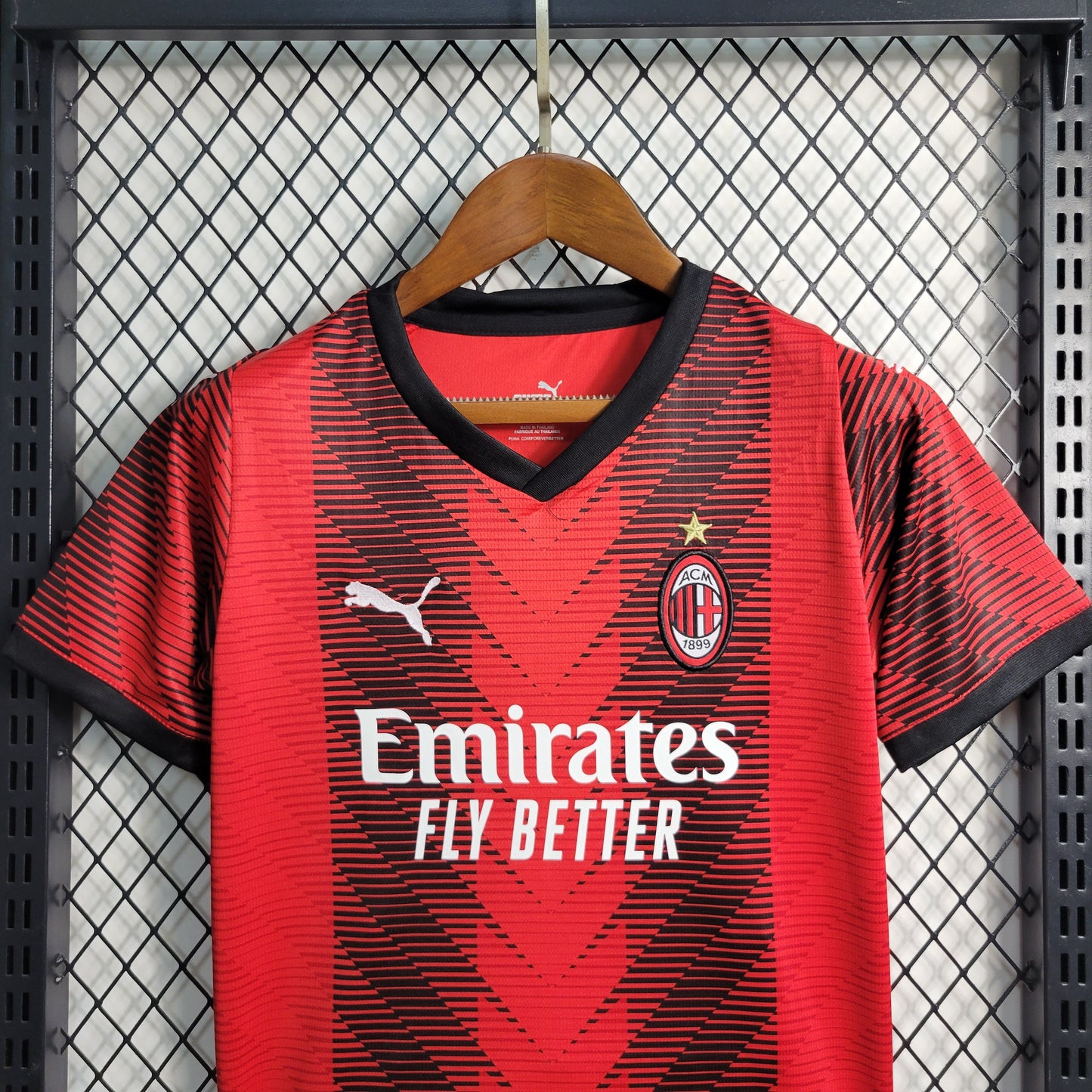 AC Milan Christian Pulisic 11 Kids Home Soccer Jersey 2023/24