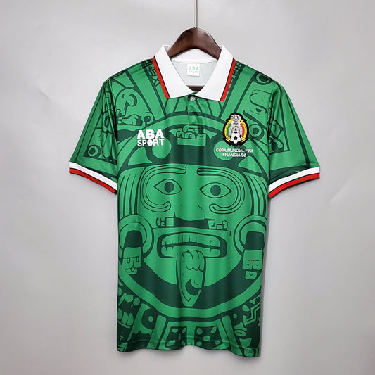 Mexico Retro Home Soccer Jersey World Cup 1998