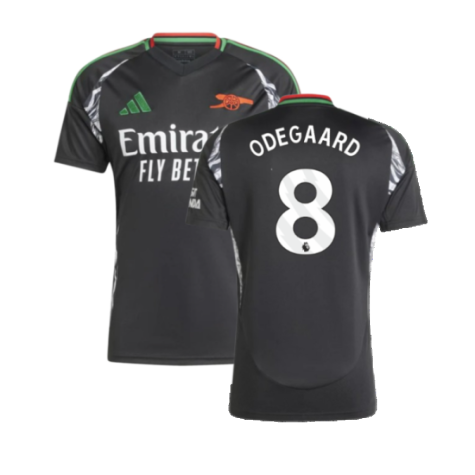 Arsenal Martin Odegaard 8 Away Soccer Jersey 2024/25