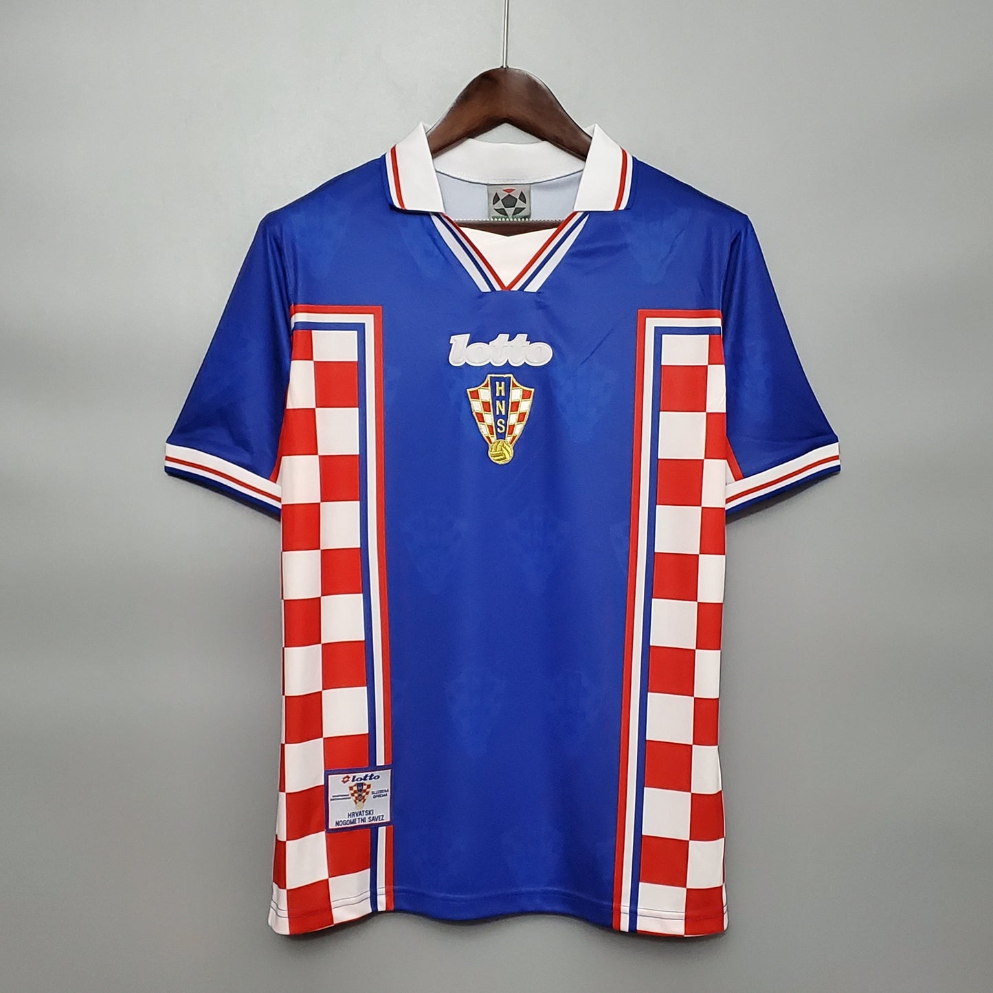 Croatia Home Retro Soccer Jersey World Cup 1998