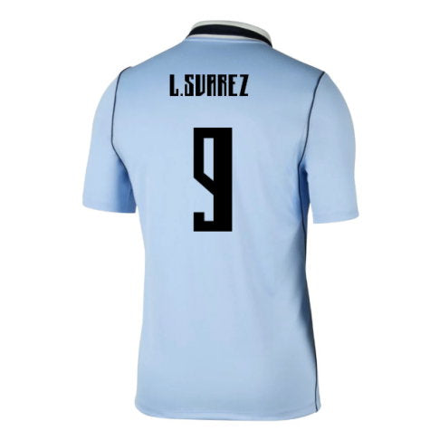 Uruguay Luis Suarez 9 Home Soccer Jersey World Cup 2026