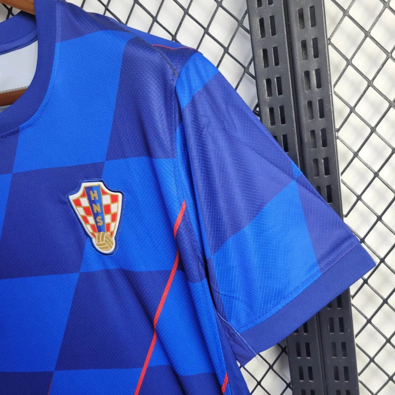 Croatia Josip Sutalo 23 Away Soccer Jersey Euro 2024