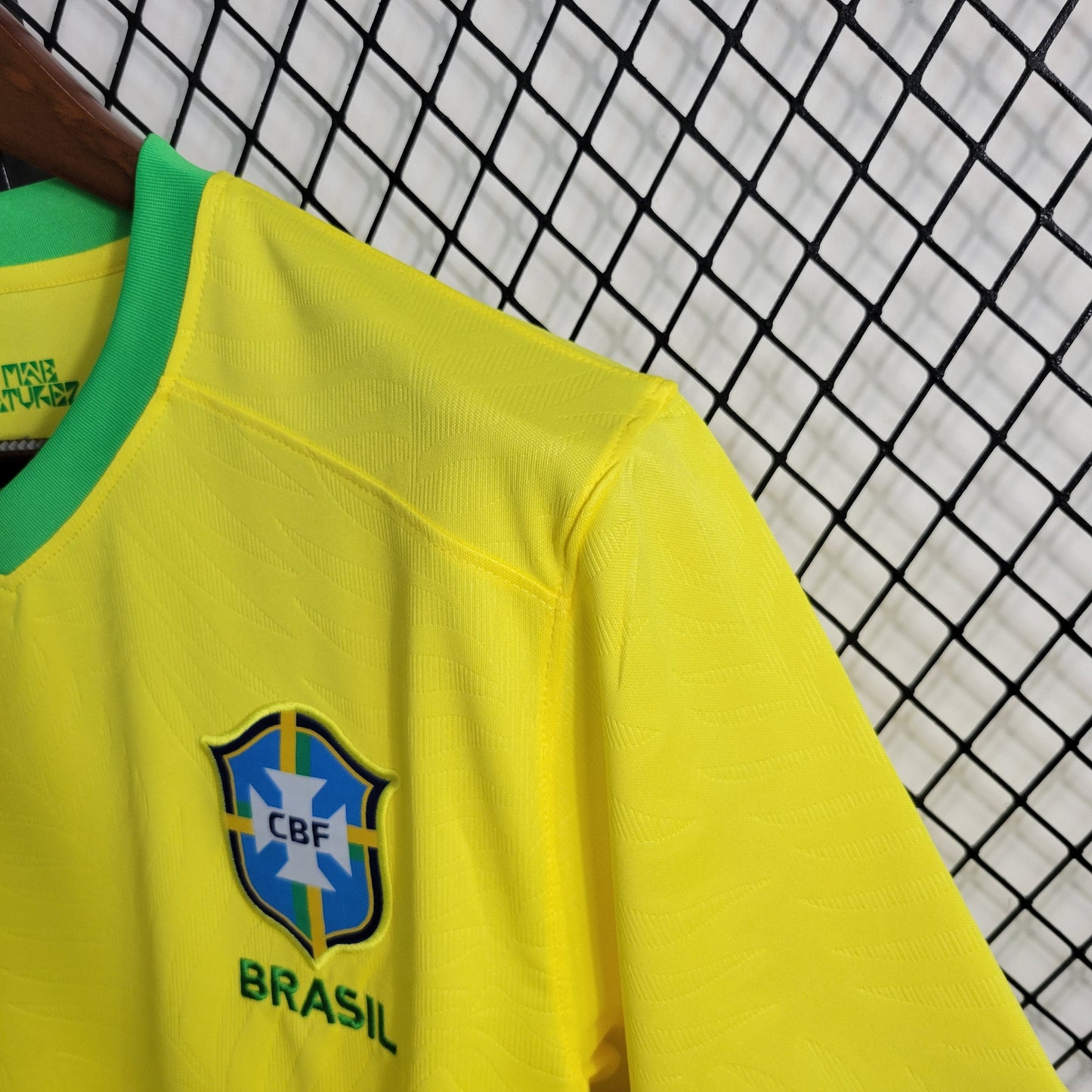 Brazil Maria Eduarda 15 Home Soccer Jersey World Cup 2023