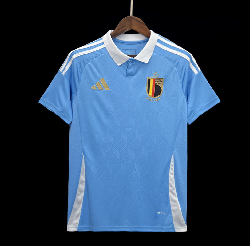 Belgium Romelu Lukaku 10 Away Soccer Jersey UEFA Euro 2024