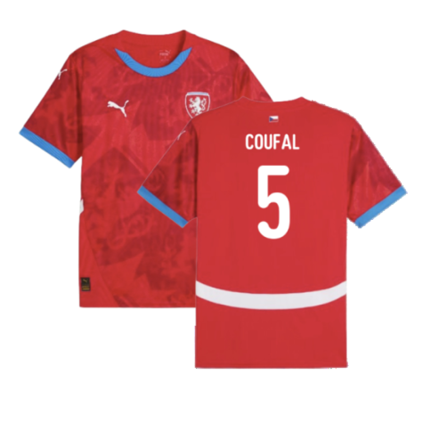 Czech Republic Vladimír Coufal 5 Home Soccer Jersey Euro 2024