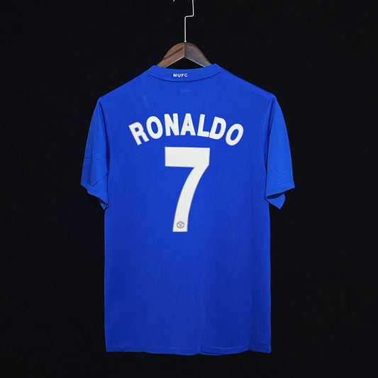 Manchester United Cristiano Ronaldo 7 Retro Away Soccer Jersey 2007-2008
