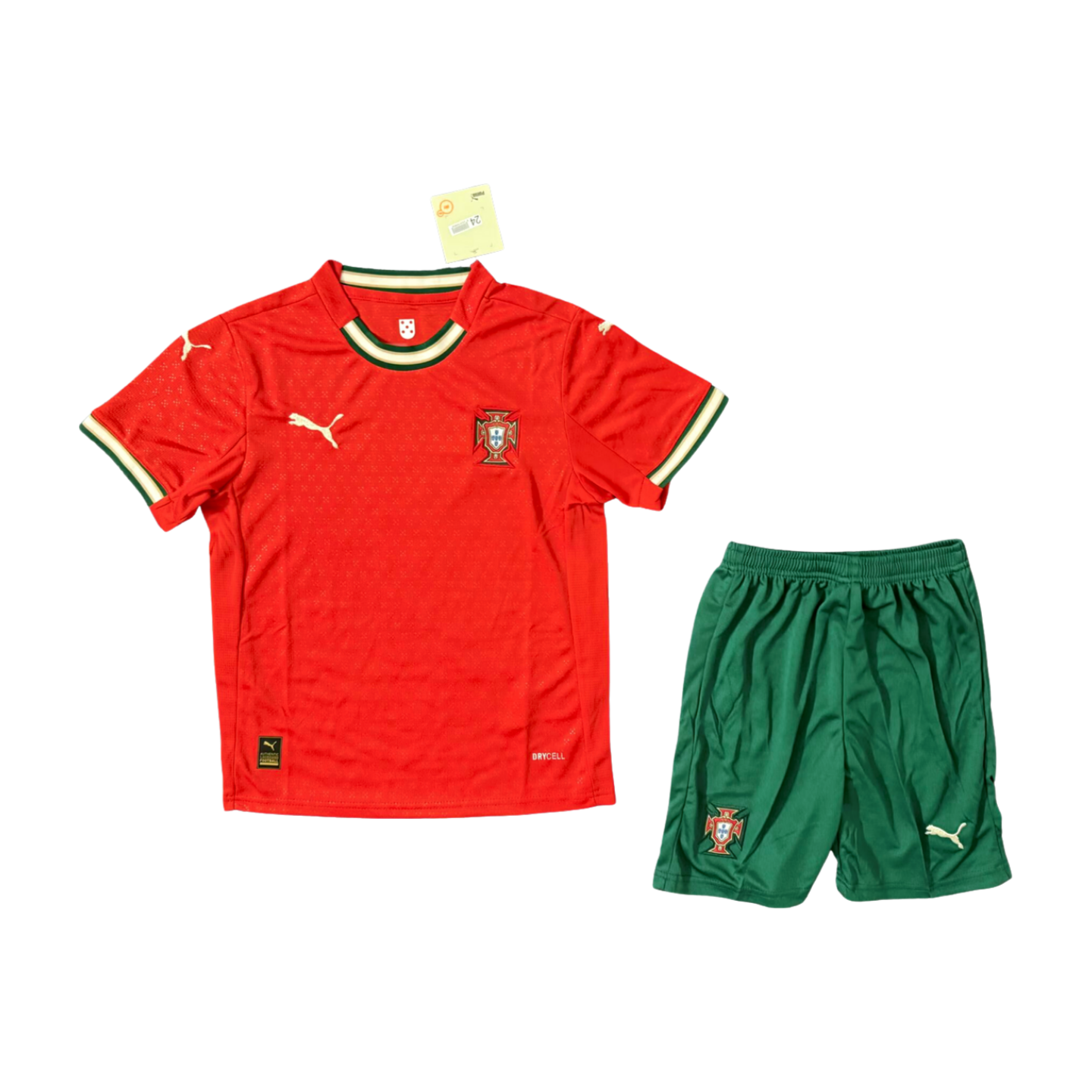 Portugal Rafael Leão 17 Home Soccer Jersey Kids Kit 2025-2026