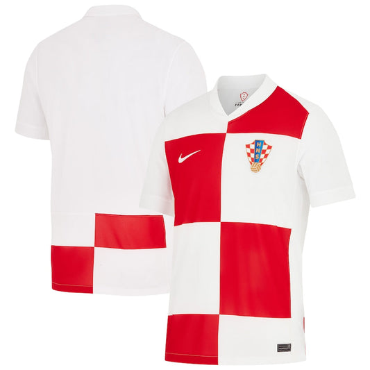 Croatia Home Soccer Jersey UEFA Euro 2024