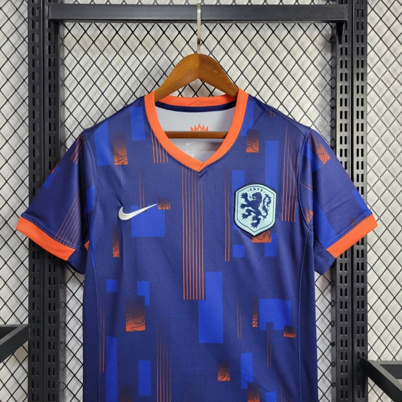 Netherlands Steven Berghuis 11 Away Soccer Jersey Euro 2024