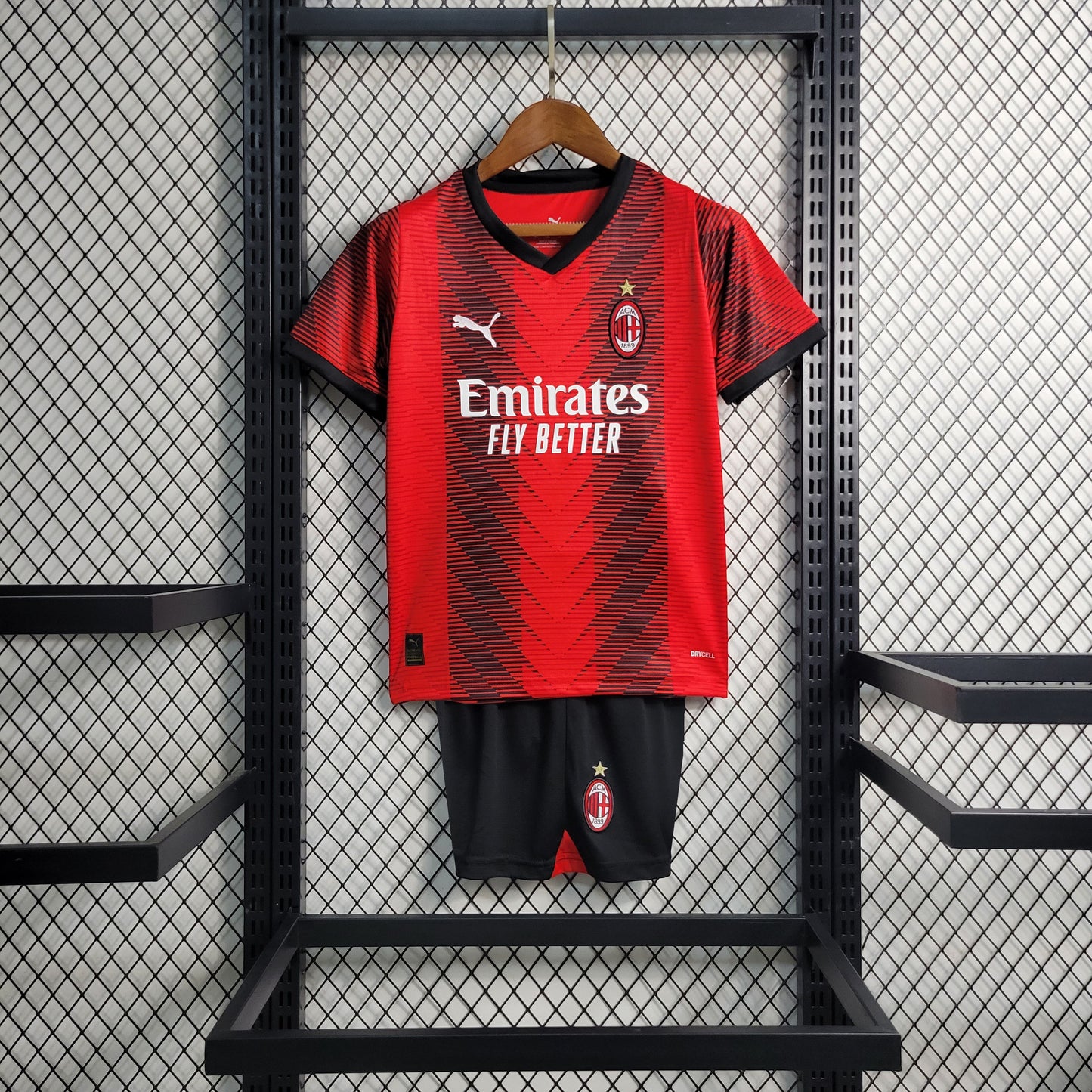 AC Milan Christian Pulisic 11 Kids Home Soccer Jersey 2023/24