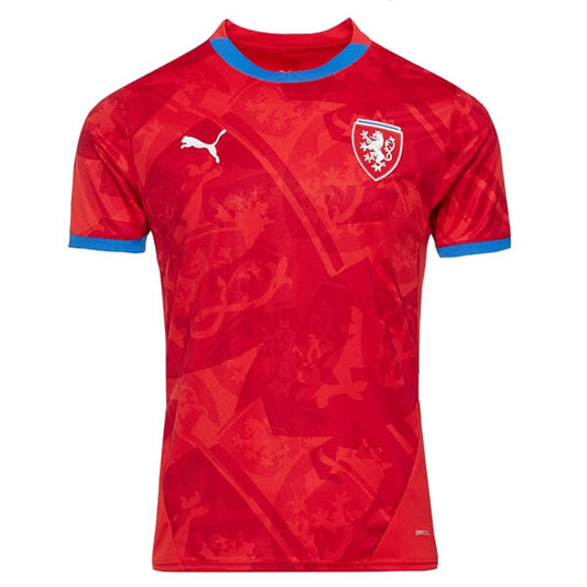 Czech Republic Home Soccer Jersey UEFA Euro 2024