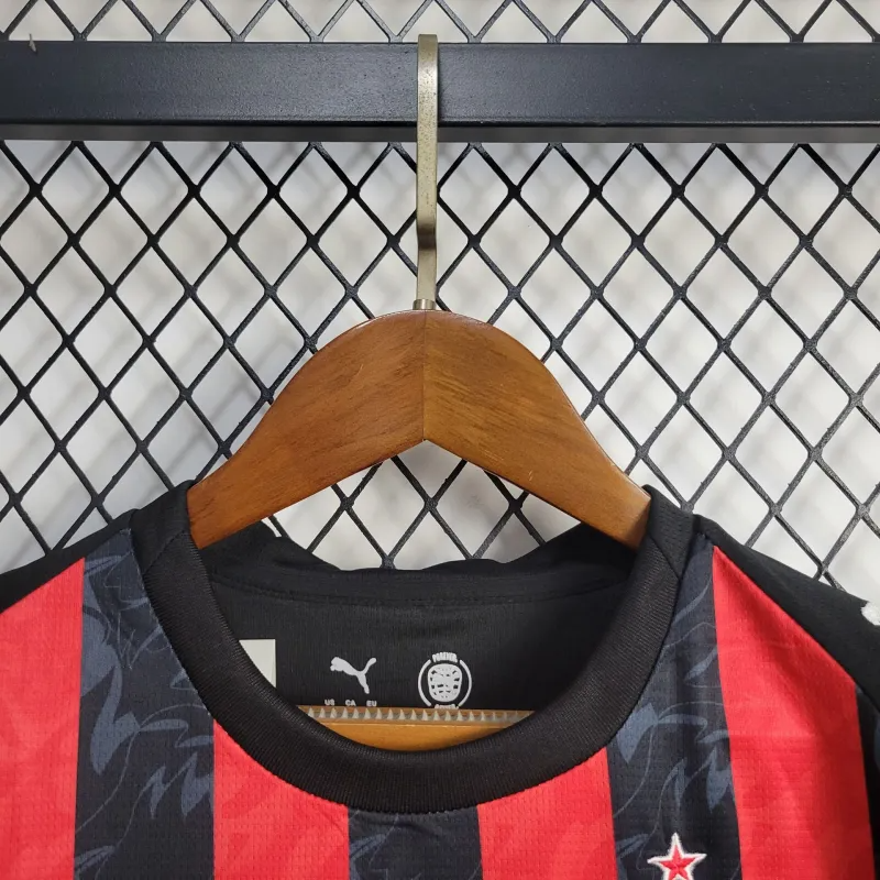 AC Milan Christian Pulisic 11 Kids Home Soccer Jersey 2025-2026