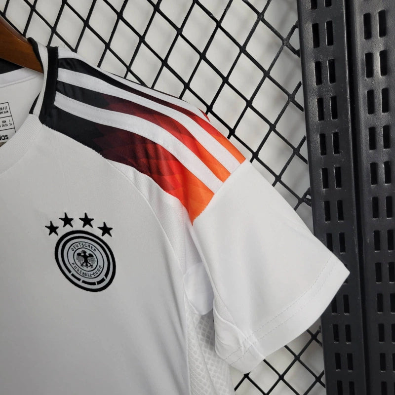 Germany Florian Wirtz 17 Kids Home Soccer Jersey Euro 2024