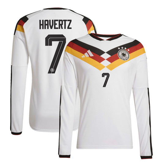 Germany Kai Havertz 7 Long Sleeve Home Soccer Jersey World Cup 2026