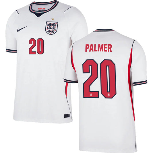 England Cole Palmer 20 Home Soccer Jersey World Cup 2026