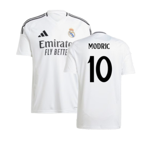 Real Madrid Luka Modric 10 Home Soccer Jersey 2024/25