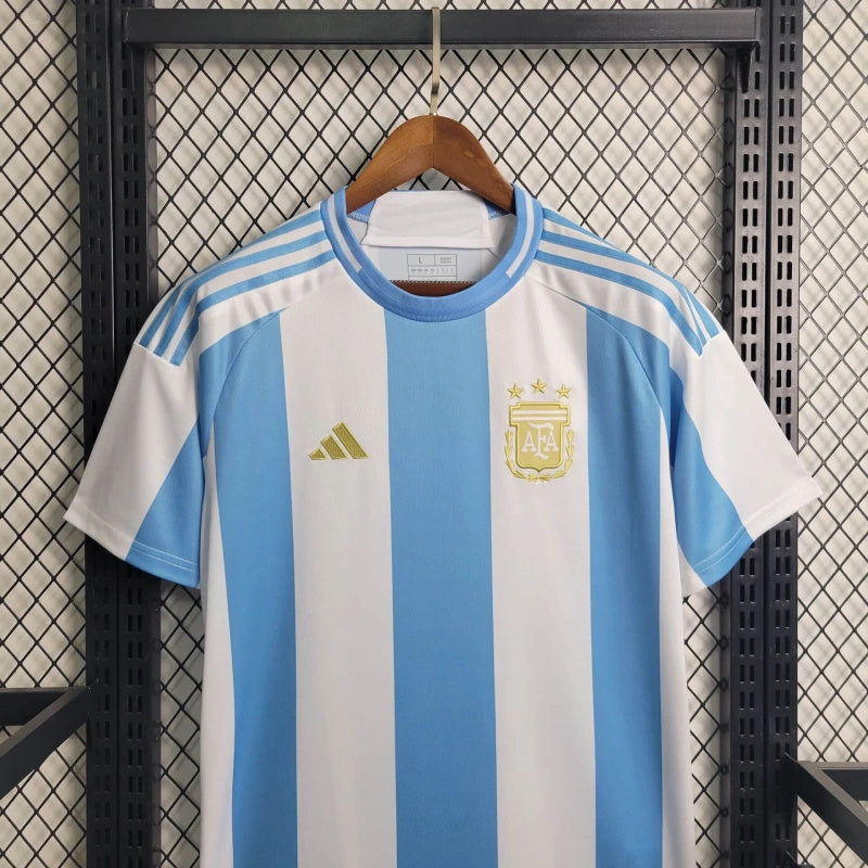 Argentina Juan Román Riquelme 10 Home Soccer Jersey 2024/25