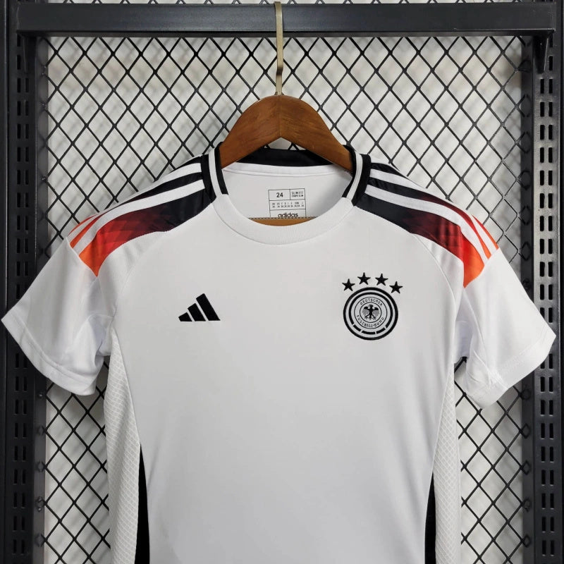 Germany Florian Wirtz 17 Kids Home Soccer Jersey Euro 2024