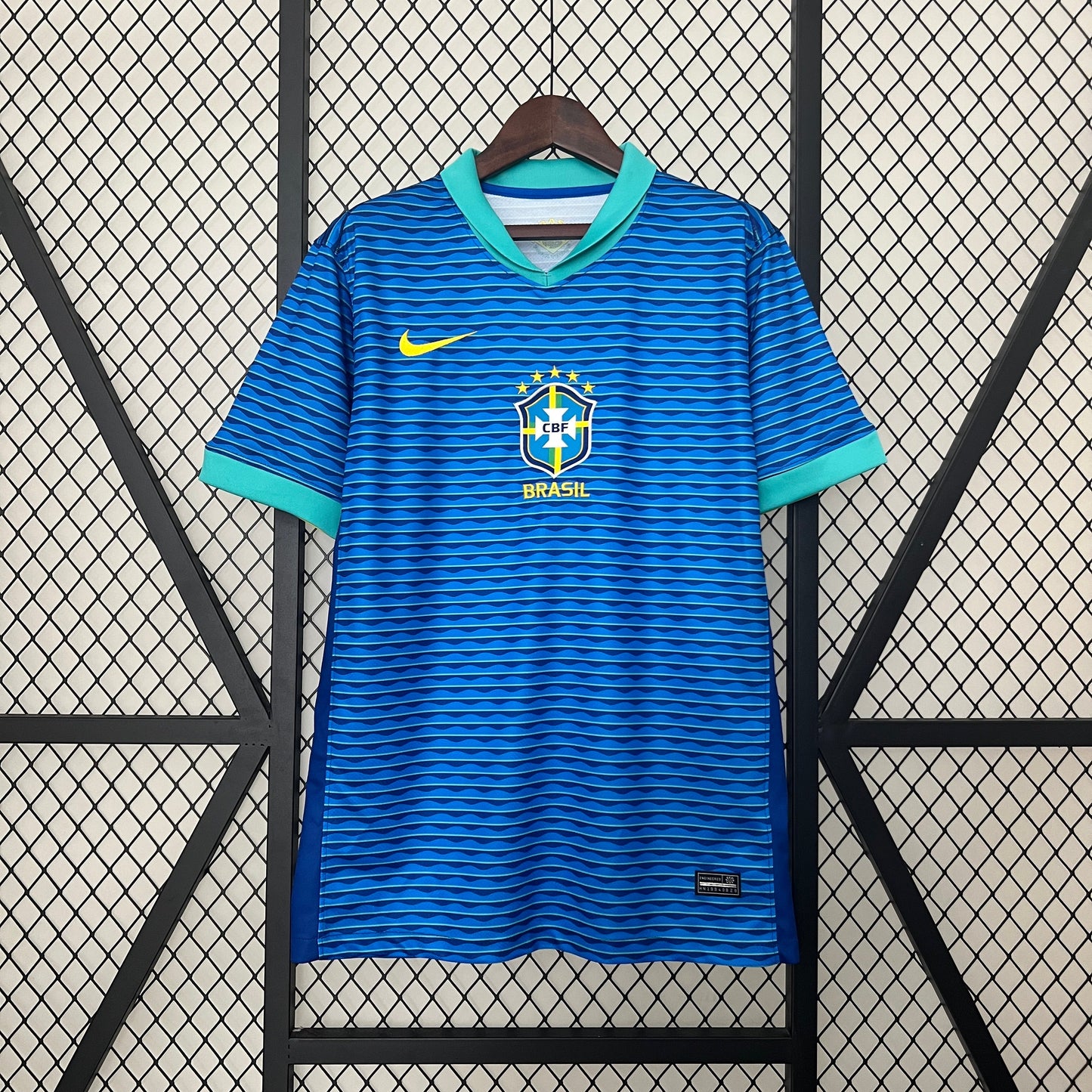 Brazil Bruno Guimarães 5 Away Soccer Jersey 2024/25