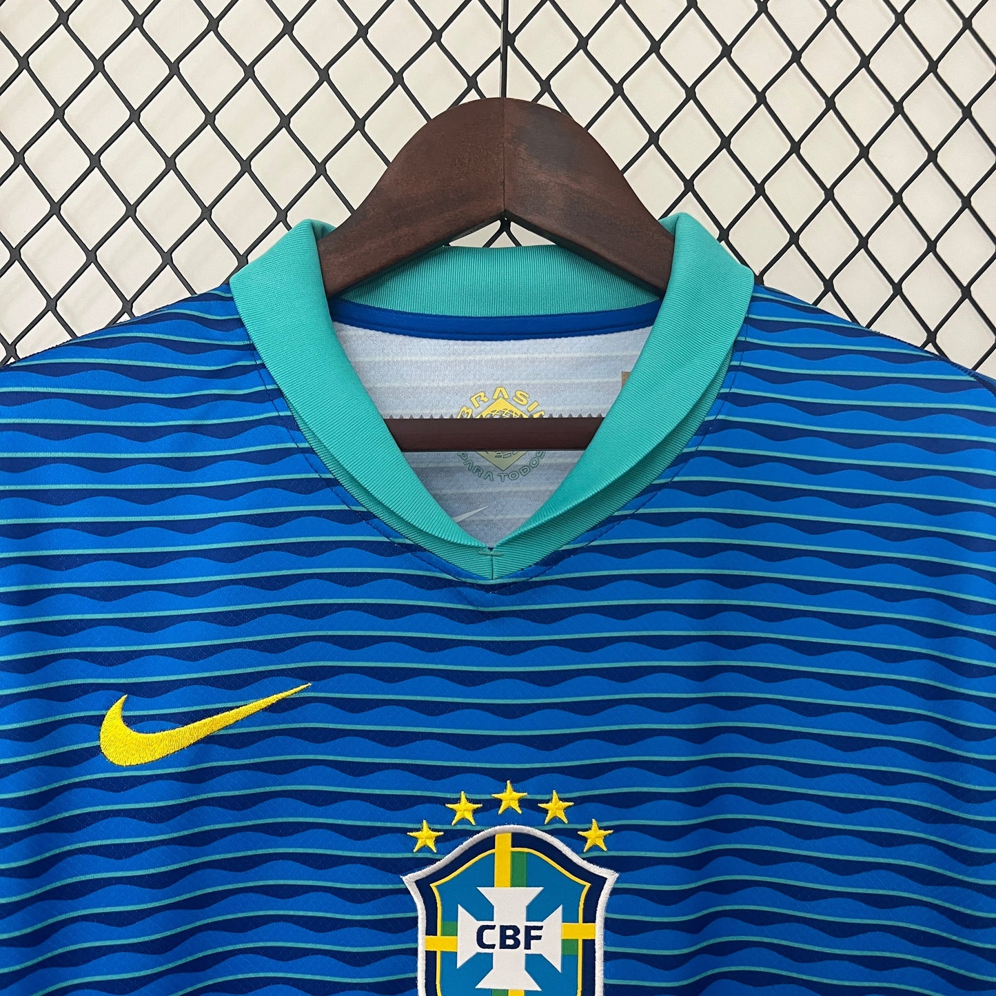 Brazil Vini Jr 7 Away Soccer Jersey 2024/25