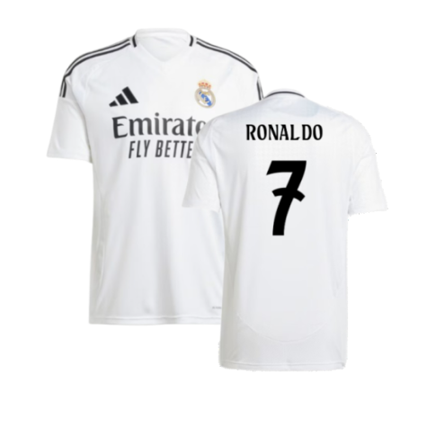 Real Madrid Cristiano Ronaldo 7 Home Soccer Jersey 2024/25
