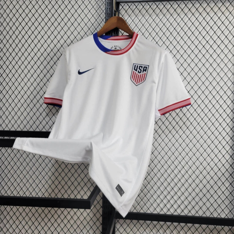 USA Brenden Aaronson 11 Home Soccer Jersey 2024/25
