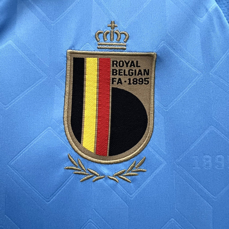 Belgium Romelu Lukaku 10 Away Soccer Jersey UEFA Euro 2024