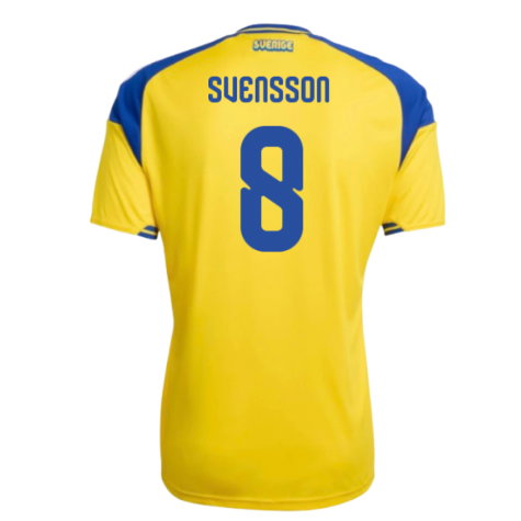 Sweden Daniel Svensson 8 Home Soccer Jersey World Cup 2026