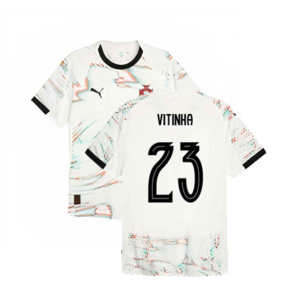 Portugal Vitinha 23 Away Soccer Jersey 2025/26