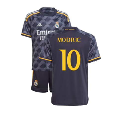 Real Madrid Luka Modric 10 Kids Away Soccer Jersey 2023/24