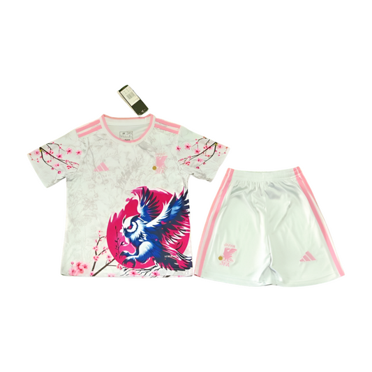 Japan Cherry Blossom X Owl Special Edition Kids Soccer Jersey 2025-2026