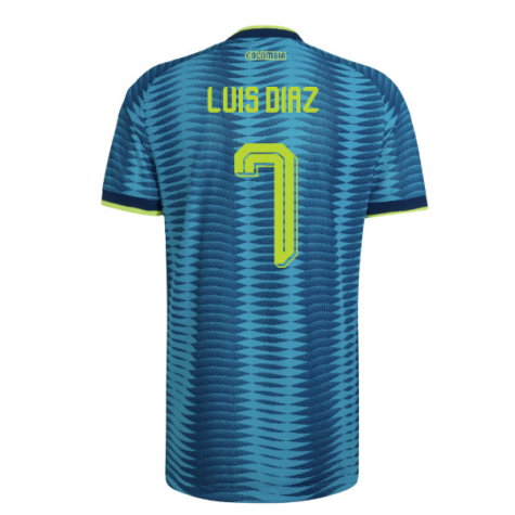 Colombia Luis Díaz 7 Away Soccer Jersey World Cup 2026