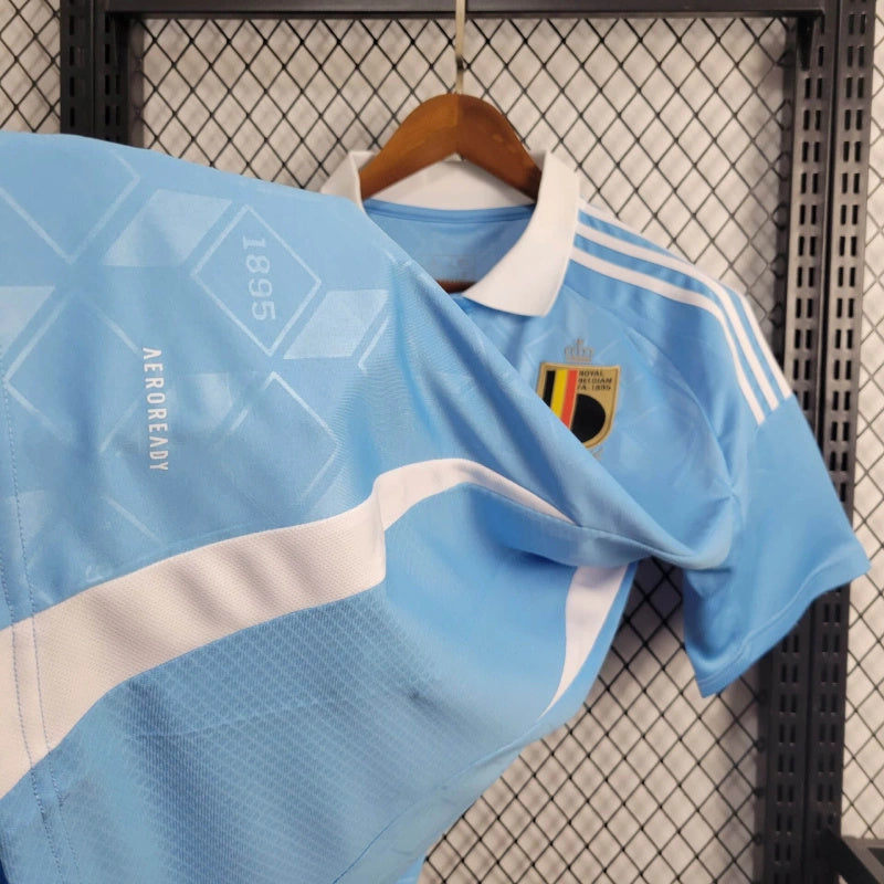 Belgium Romelu Lukaku 10 Away Soccer Jersey UEFA Euro 2024