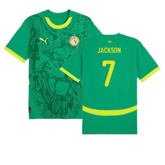 Senegal Nicolas Jackson 7 Away Soccer Jersey 2024/25